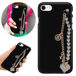 etui-mat-blink-do-iphone-8-perly-serce-lancuszek