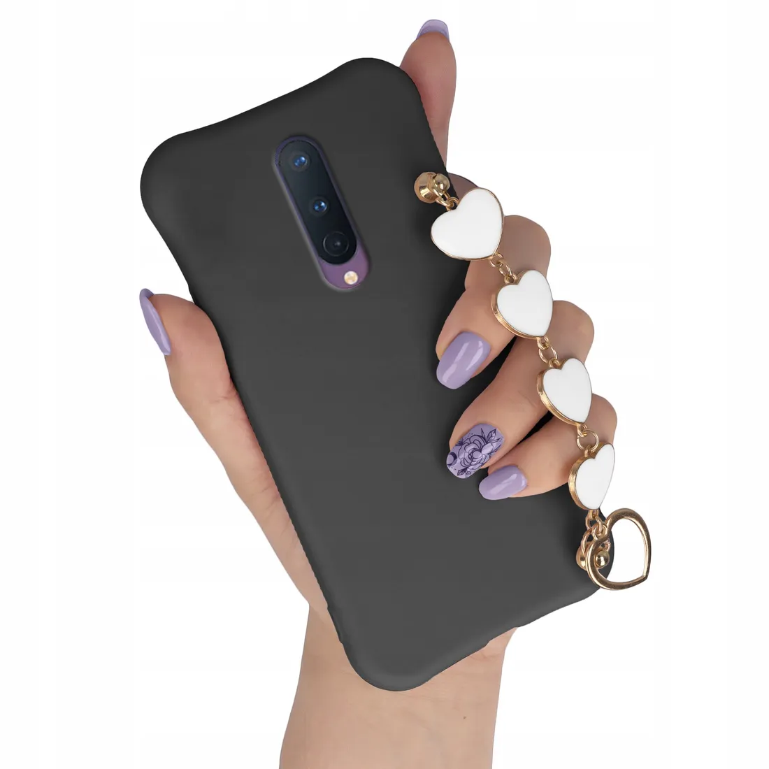etui-matowe-do-oneplus-8-bialy-lancuszek-serca