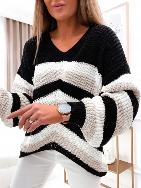 asymetryczny-sweterek-w-paski-oversize-marka-inna