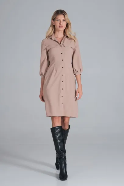 figl-sukienka-model-m849-beige-m-stan-nowy