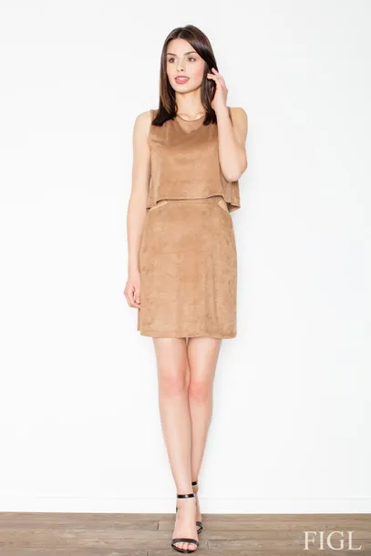 figl-sukienka-model-m461-brown-s