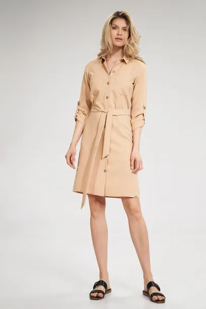figl-sukienka-model-m701-beige-m-stan-nowy
