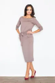 figl-sukienka-model-246-brown-m