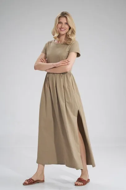 figl-sukienka-model-m787-beige-m-stan-nowy
