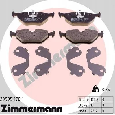 zimmermann-klocki-ham-tyl-bmw-3-stan-nowy