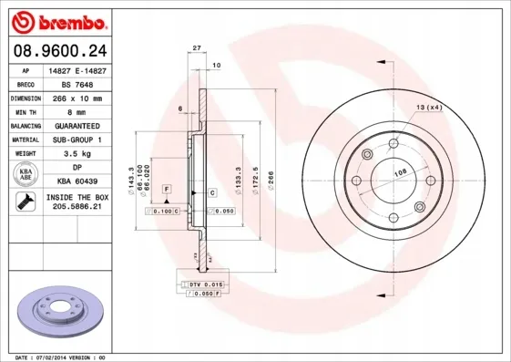 brembo-tarcza-ham-bx-stan-nowy