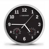 zegar-scienny-lyon-black-25cm-termometr-wilgotnosc