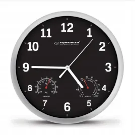 zegar-scienny-lyon-black-25cm-termometr-wilgotnosc