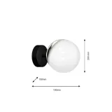 kinkiet-sfera-black-chrome-1xe14