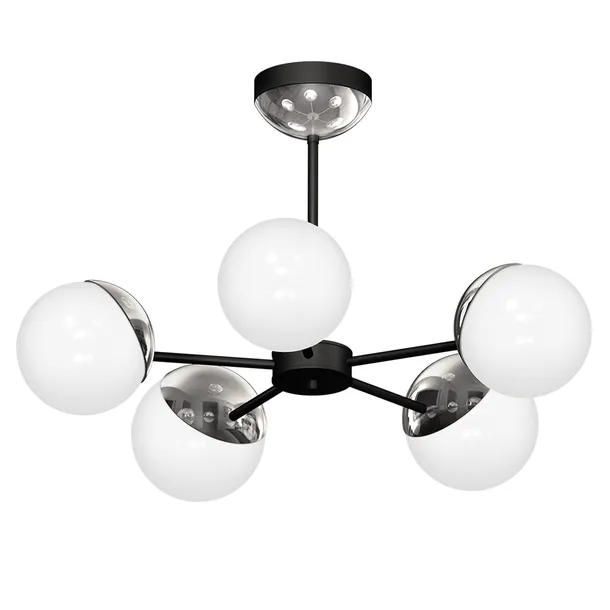 zyrandol-sfera-black-chrome-5xe14