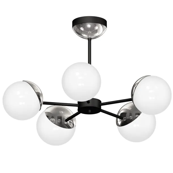 zyrandol-sfera-black-chrome-5xe14