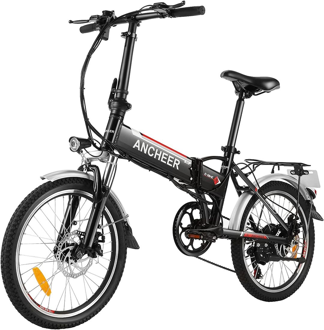 ANCHEER Składany rower elektryczny 20 cali amortyzowany – 146029551 ...