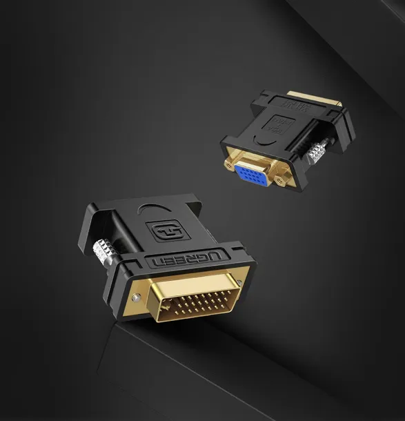 adapter-ugreen-20122-dvi-vga-czarny-stan-nowy