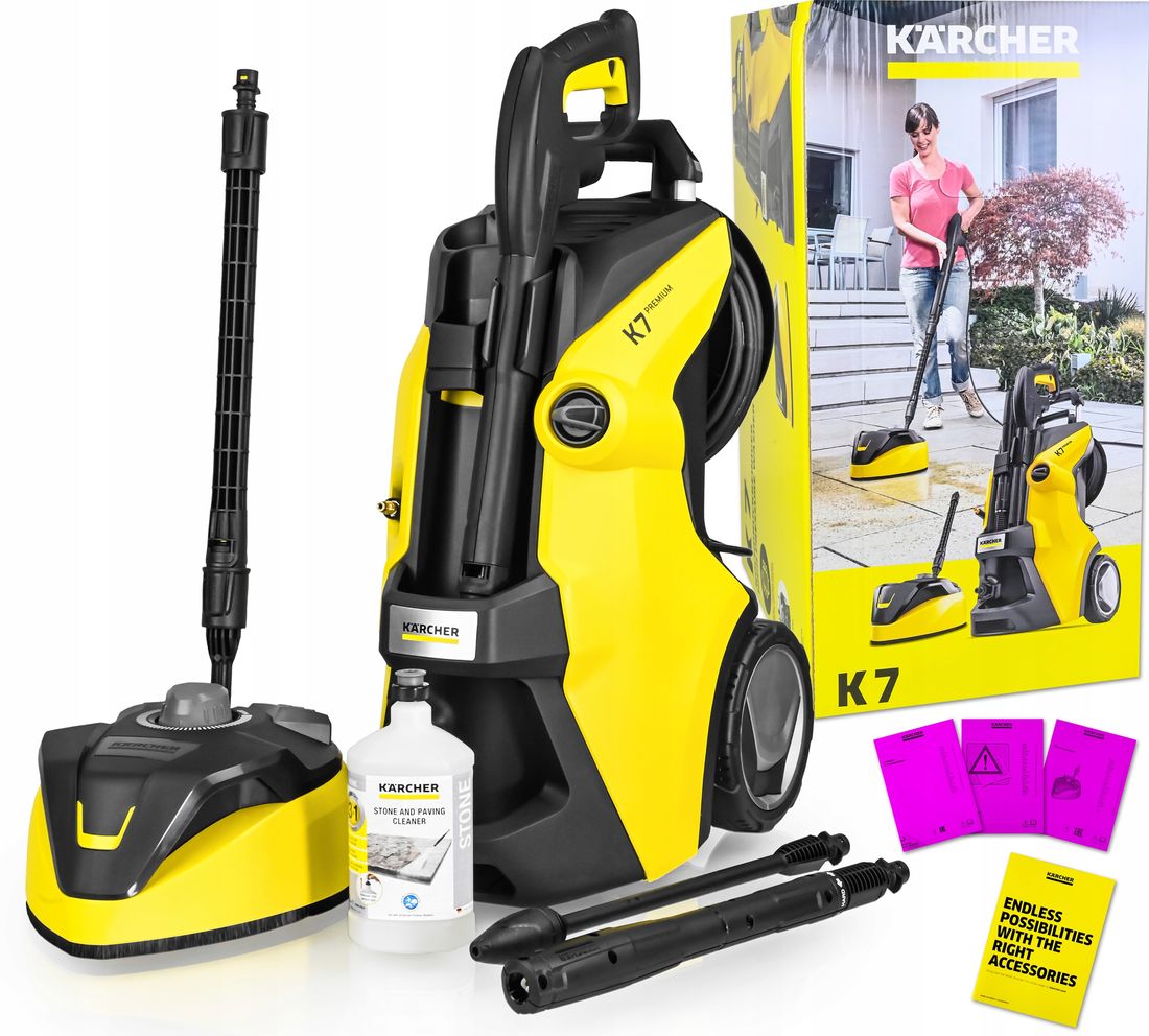 POTĘŻNA MYJKA CIŚNIENIOWA K7 PREMIUM POWER KARCHER 3500W ZWIJACZ ...