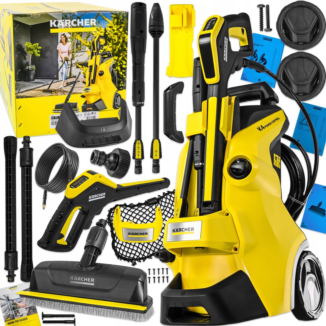 MYJKA CIŚNIENIOWA KARCHER K4 POWER CONTROL STAIRS - ERLI.pl