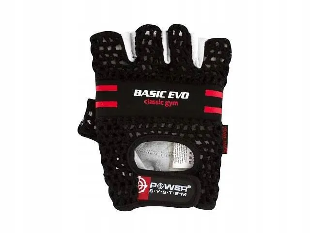 power-system-rekawiczki-basic-evo-red-m