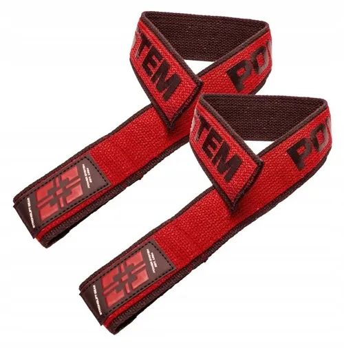power-system-paski-lifting-straps-duplex-black-red