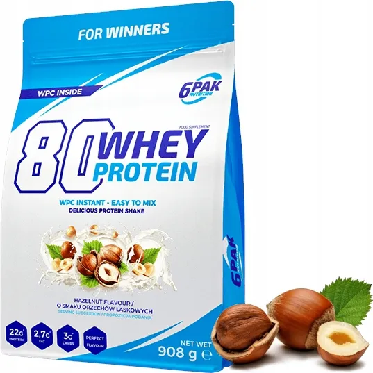 6pak-80-whey-protein-908g-hazelnut-rodzaj-koncentrat-bialka-serwatkowego-wpc