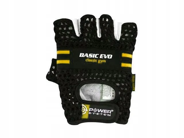 power-system-rekawiczki-basic-evo-yellow-xs