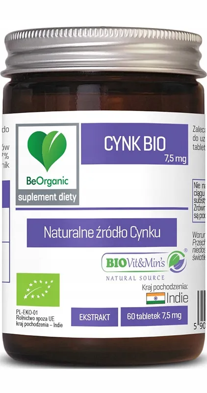 beorganic-cynk-bio-75mg-60-tabl