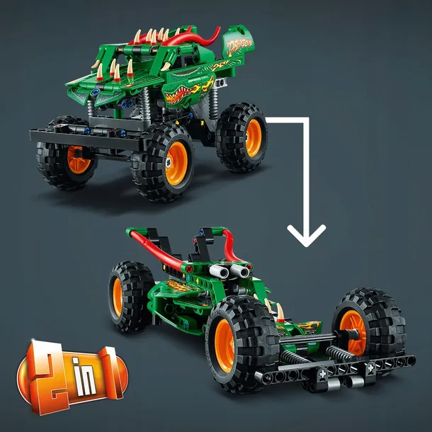 lego-technic-monster-jam-dragon-42149-wiek-dziecka-7-lat