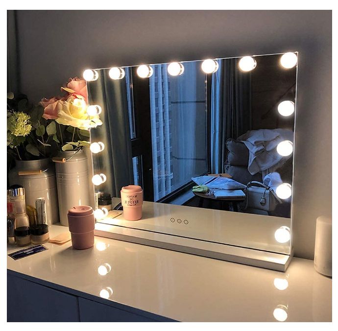 Lustro do Makijażu ze Światłami LED Hollywood FENCHILIN ERLI.pl