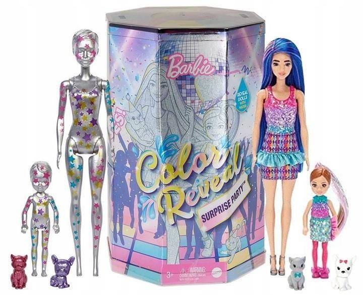 Barbie Color Reveal Impreza duży zestaw niespodzianka GXJ88 - ERLI.pl