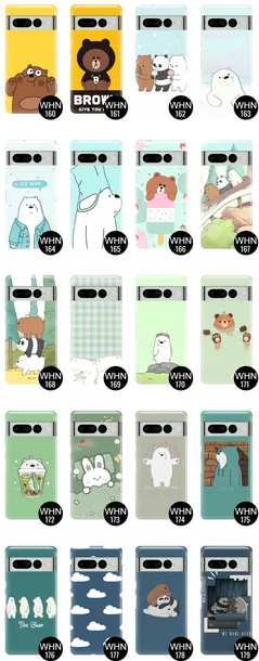 etui-do-google-pixel-7-pro-case-bare-bears-wzory-material-tworzywo-sztuczne