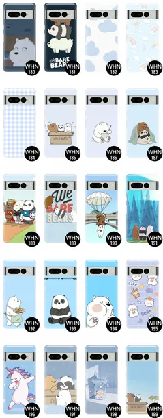etui-do-google-pixel-7-pro-case-bare-bears-wzory-funkcje-pochlanianie-wstrzasow