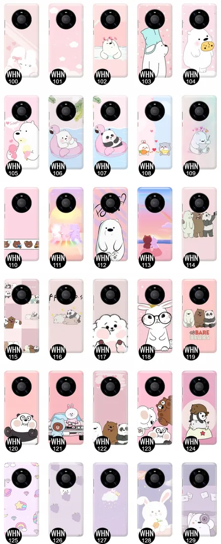 etui-do-huawei-mate-40-pro-plus-bare-bears-wzory