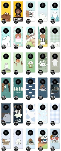 etui-do-huawei-mate-40-pro-plus-bare-bears-wzory-typ-plecki