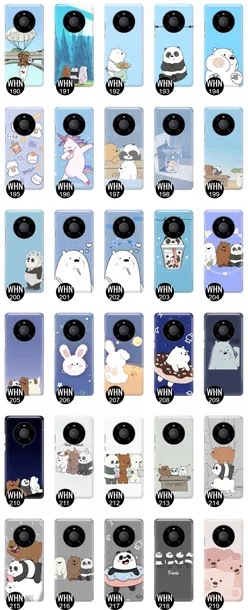 etui-do-huawei-mate-40-pro-plus-bare-bears-wzory-material-tworzywo-sztuczne