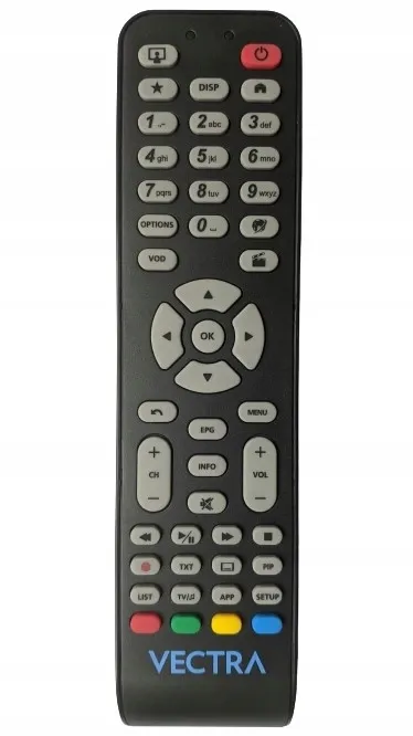 pilot-do-dekoderow-telewizji-vectra-grey-oryginal-stan-nowy