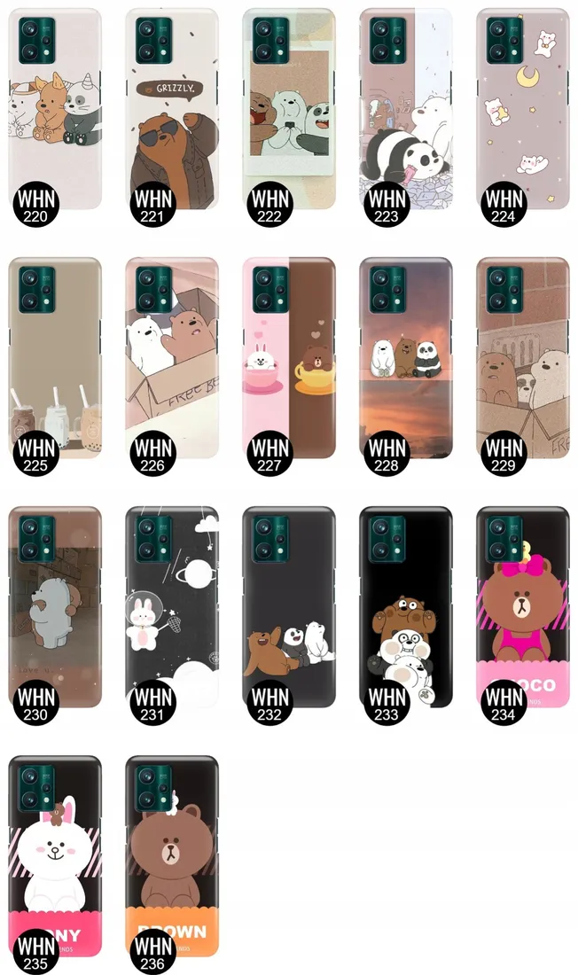etui-do-realme-9-pro-plus-case-bare-bears-wzory