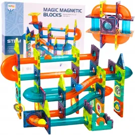 klocki-magnetyczne-konstrukcyjne-swiecacy-tor-kulkowy-zjezdzalnia-kulek