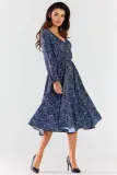 awama-sukienka-model-a466-navy-pattern-m-stan-nowy