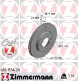 zimmermann-tarcza-ham-przod-vw-golf-stan-nowy
