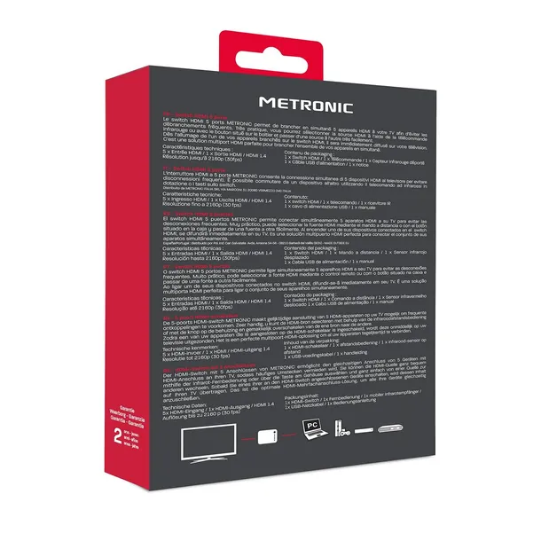 przelacznik-hdmi-metronic-370309-stan-nowy
