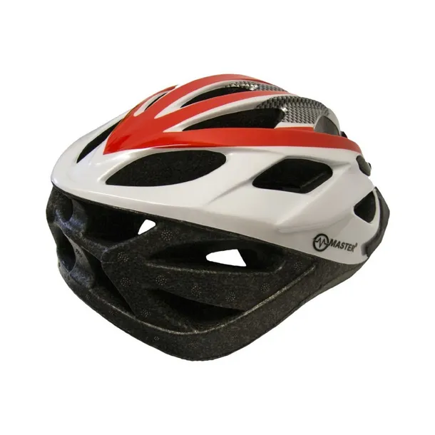 master-kask-rowerowy-master-force-m-czerwono-bialy-marka-inna-marka
