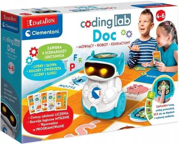 edukacyjny-robot-doc-clementoni-50730-stan-nowy