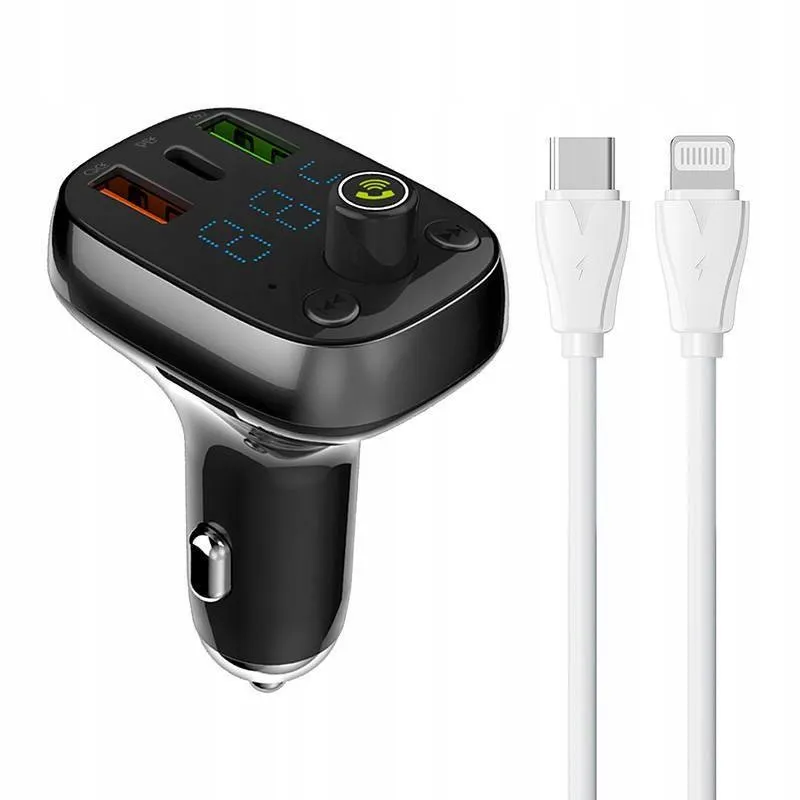 ldnio-transmiter-fm-bt-2usb-usb-c-kabel-usb-c-stan-nowy