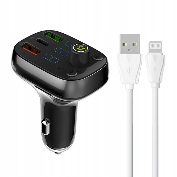 ldnio-transmiter-fm-bt-2usb-usb-c-kabel-lightning-stan-nowy-model-c704q