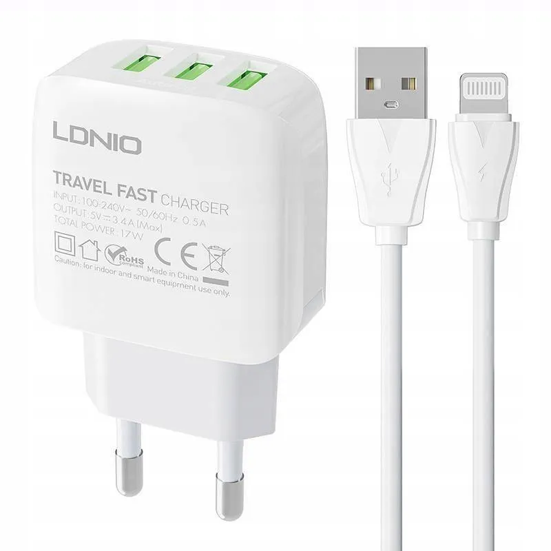 szybka-ladowarka-sieciowa-3xusb-kabel-lightning-stan-nowy