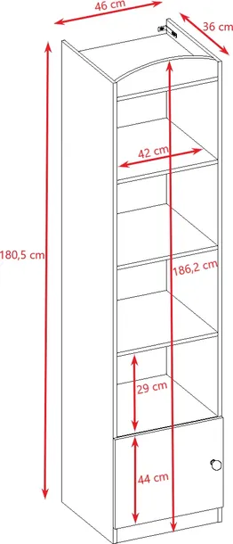 regal-pojedynczy-classic-bialy-szerokosc-mebla-46-cm