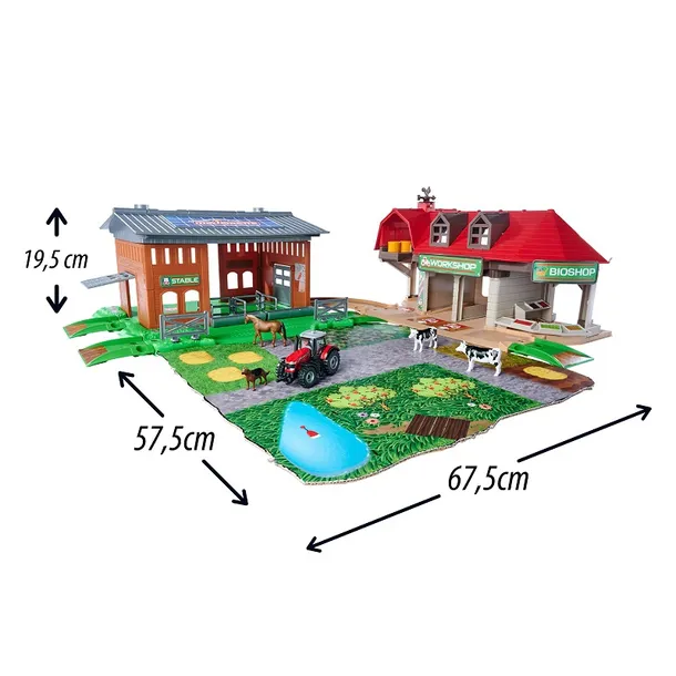 majorette-creatix-farma-traktor-figurki-stan-nowy