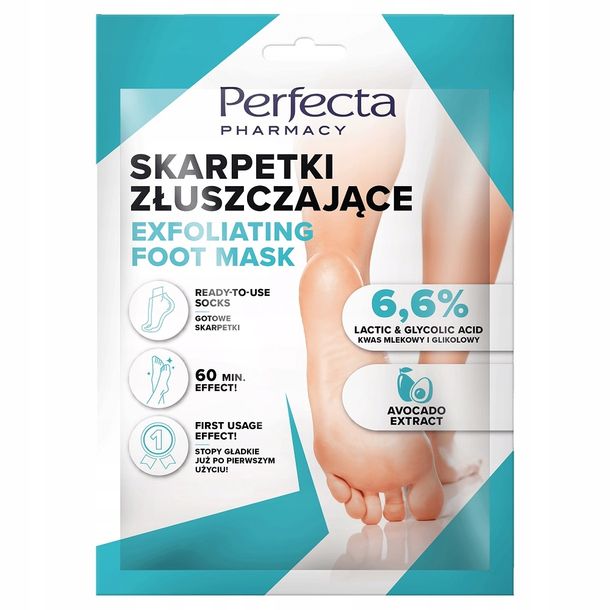 Фото - Засіб для очищення обличчя і тіла Perfecta ﻿ Pharmacy Złuszczające skarpetki 