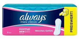 always-podpaski-maxi-classic-normal-9-sztuk