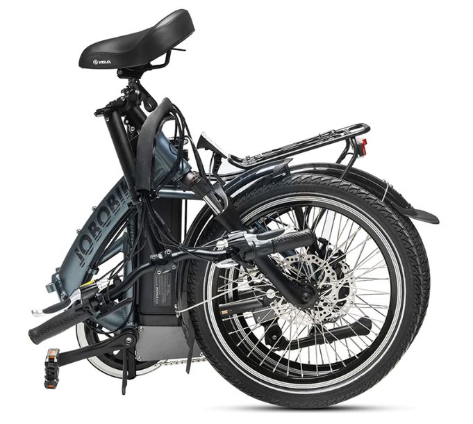 Rower elektryczny składany JOBOBIKE SAM 10,4Ah white ERLI.pl