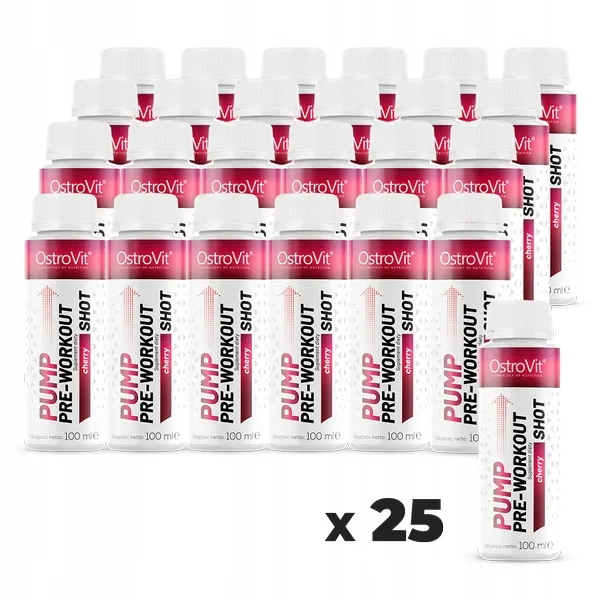 ostrovit-pump-pre-workout-100ml-cherry-skladnik-dominujacy-cytrulina