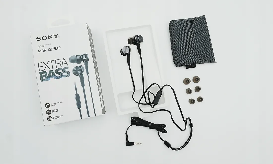 ソニー EXTRABass SŁUCHAWKI PRZEWODOWE SONY MDR-XB75AP EXTRA BASS – 146444624 - ERLI.pl